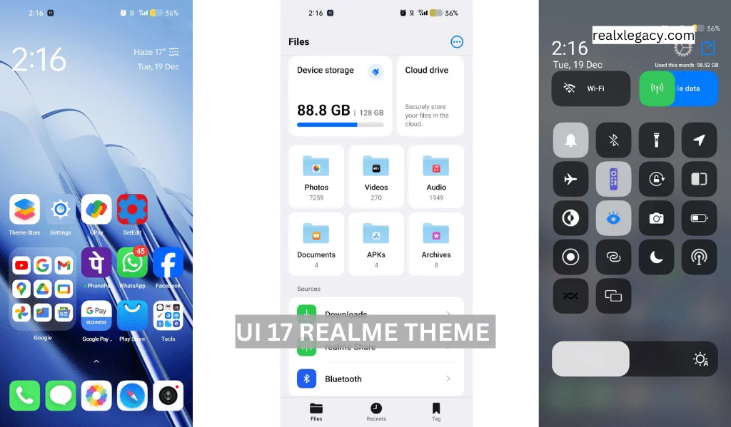 ui 17 realme themes free download