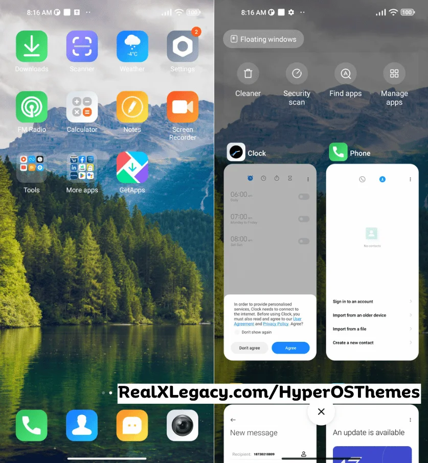 best hyperos themes