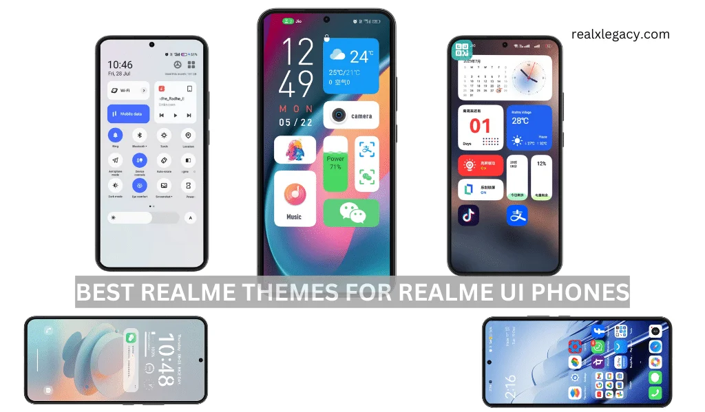 best realme themes