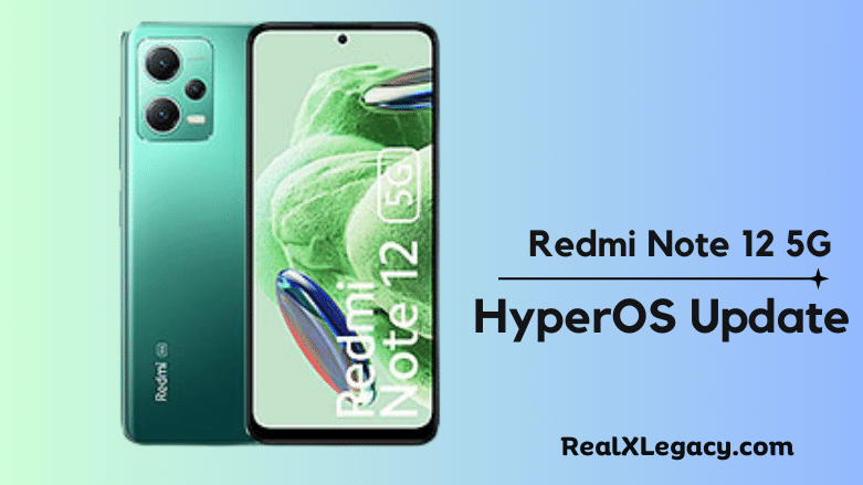 Redmi Note 12 5G HyperOS Update