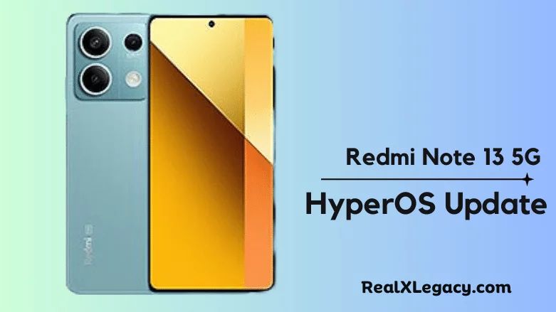 Redmi Note 13 5G HyperOS Update